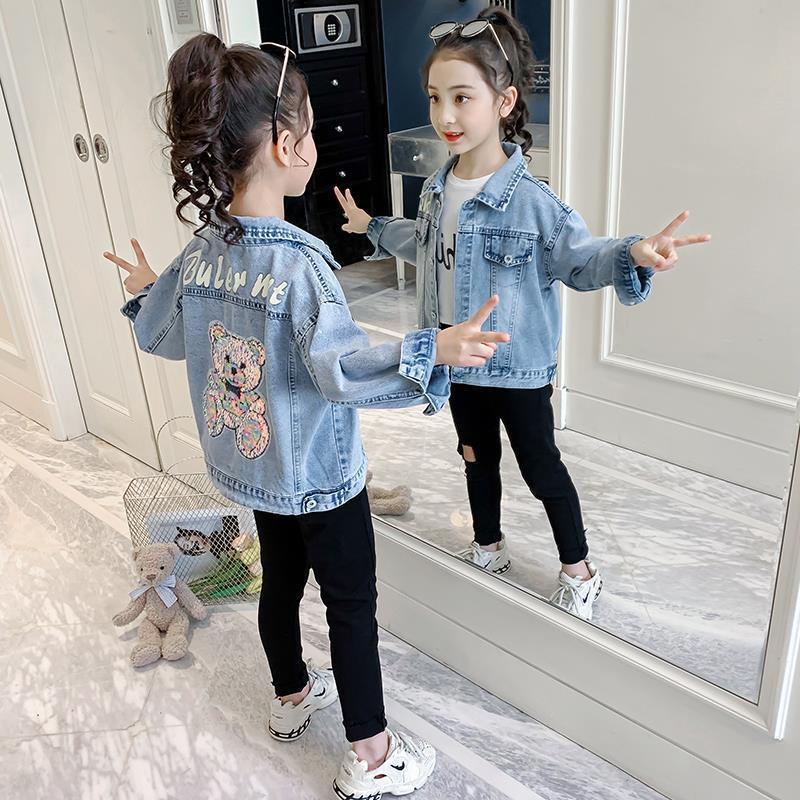 Cartoon Jacket Clothes Children Denim Tops - Image 4