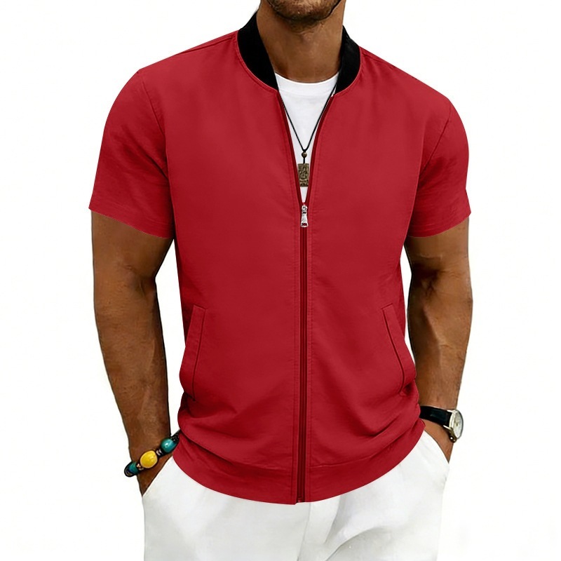 Flight Zip-Up Baseball Jacket - Image 8