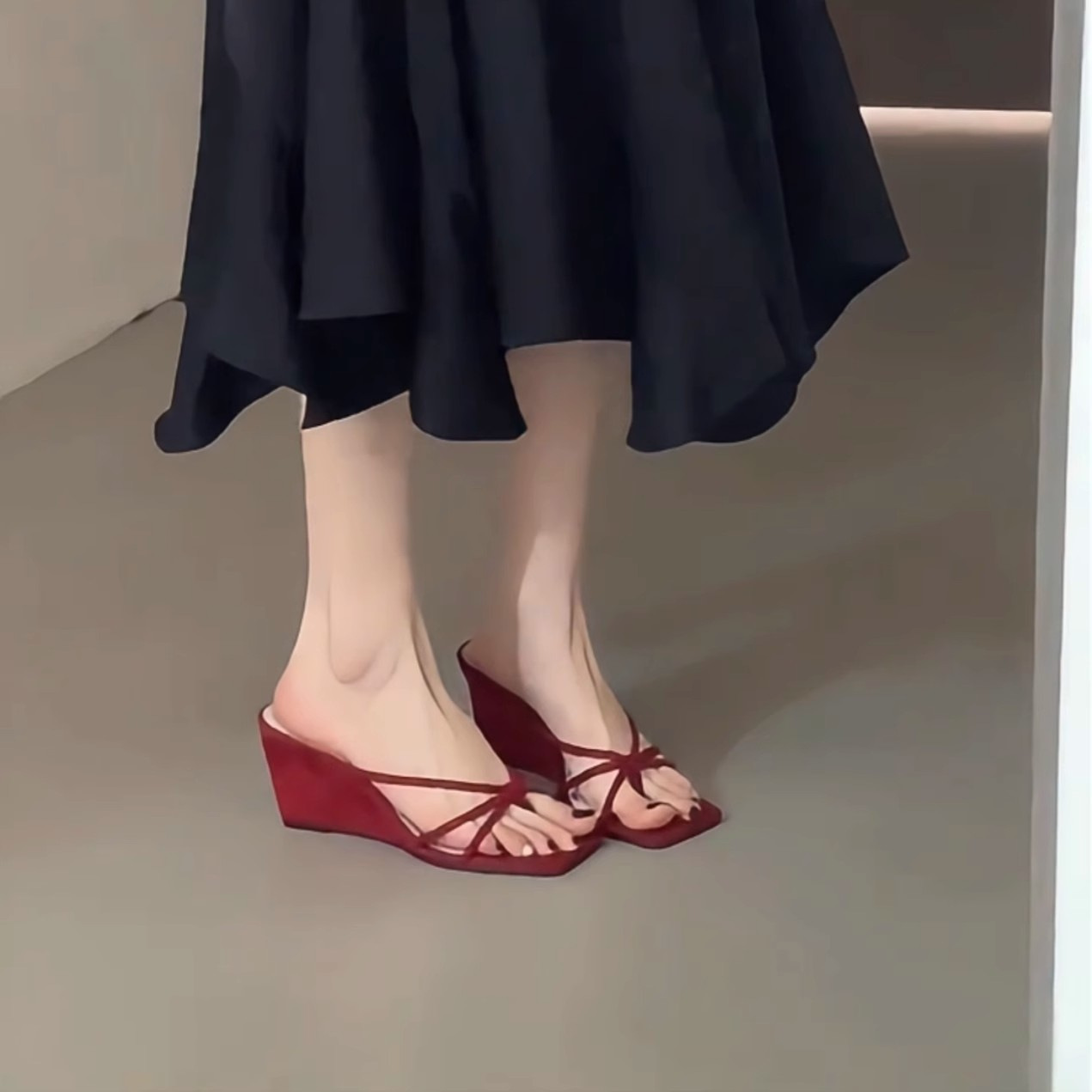 Women's Fashion New Arrival Petite-Strap Plus-Size Flip-Flops